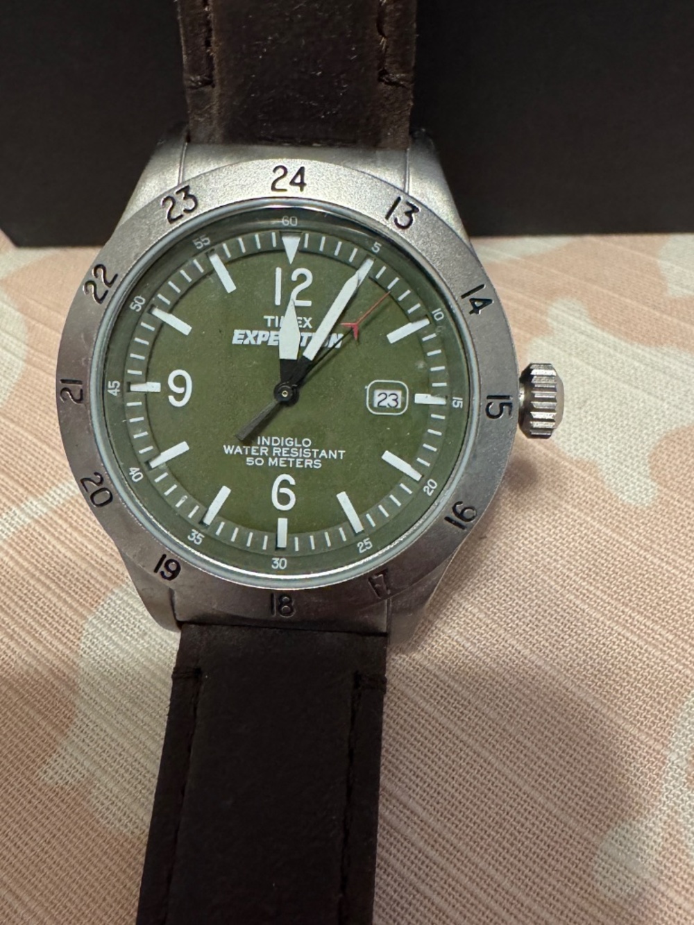 Timex Expedition Patroller Watch with Genuine Leather Band